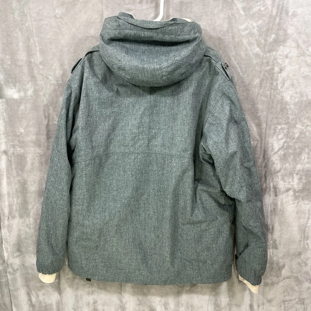 686 Smarty Snowboard Jacket Mens XL  3 in 1 l Heavy Ski/Snowboard Teal Gray